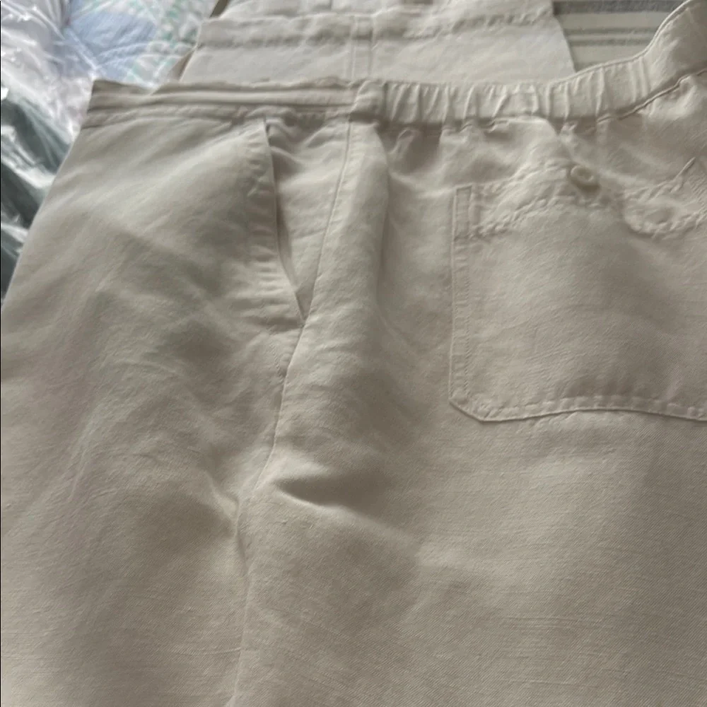 Cubavera Off-White Linen Pants